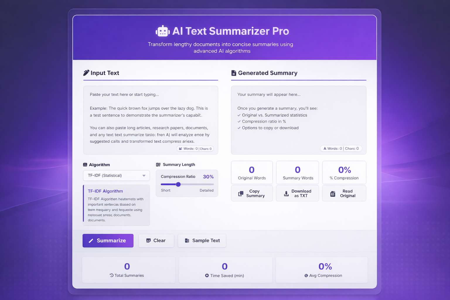 AI Text Summarization